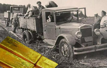 Большевики вывозили золото