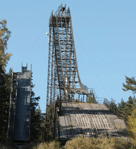Трамплины разрушаются в п. Молодежное. ГОУ «Балтийский берег»