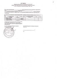 Акт сверки с ООО ПК Детство